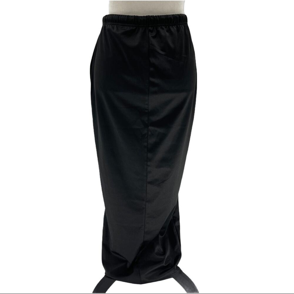 Black Women's Drawstring Hoodie Skirt Set Size Medium M - Picture 11 of 15